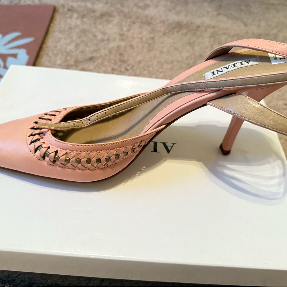 Alfani Pink Stiletto Heels with Ankle Straps